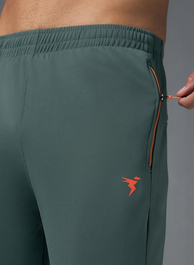Technosport Men Solid Slim Fit Trackpants - Image 2